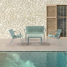 Set mobilier de exterior din 4 piese Jara verde