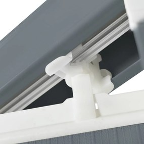 Jaluzele verticale din material textil, gri, 150 x 180 cm Gri, 150 x 180 cm