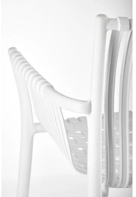 Scaun de bucaterie Lamar, alb