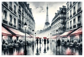 Tablou plimbare de seară prin Paris