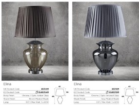 Veioza / Lampa de masa decorativa design elegant Elina EU8531AM SRT