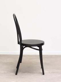 Scaun dining negru din metal Medley
