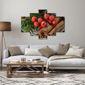 Tablou cu rowan și scorțișoară (150x105 cm)
