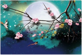 Tablou - Copac,grafic (90x60 cm)