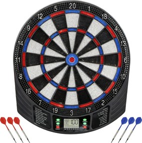 SPORTNOW Set electronic de darts cu vârfuri moi, ecrane LED duble, 33 de jocuri, 202 de variante, până la 8 jucători | Aosom Romania