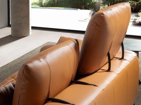 Canapea design LUX 3 locuri Brown Leather