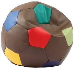 Fotoliu Minge Telstar Junior, Material piele ecologica - Chocolate Sprinkles