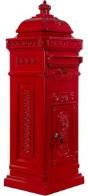 Cutie poștală antică - roșie