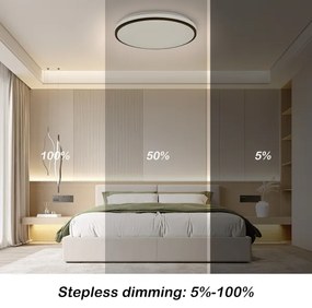 Plafonieră LED dimabilă Brilagi SMART LED/28W/230V d. 35 cm Wi-Fi Tuya + telecomandă