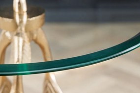 Masuta auxiliara design unicat Faether 65cm gold