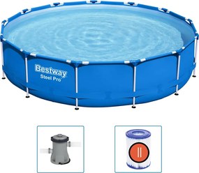 Bestway Piscină cu cadru Steel Pro, 396x84 cm