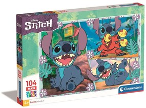 Disney Lilo și Stitch Plasma Blaster Puzzle maxi 104 piese Clementoni