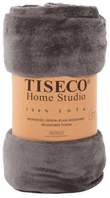 Pătură din micropluș Tiseco Home Studio, 150 x 200 cm, gri