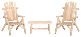 3185521 vidaXL Set mobilier de grădină, 3 piese, lemn masiv de molid