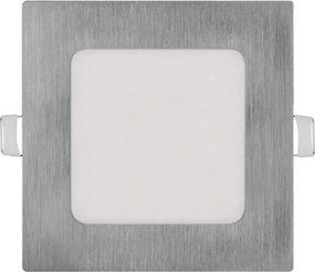 Corp de iluminat LED încastrat NEXXO, 7W, 230V, 3000/3500/4000K, argintiu, 12x12 cm