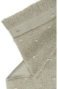 Covor verde deschis lavabil/țesut manual din bumbac 140x200 cm Woods Symphony Olive – Lorena Canals