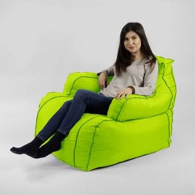 Fotoliu Player Mini Pufrelax, Material Impermeabil - Verde neon