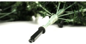 Brad de Crăciun de calitate 3D, cu lumini, verde, 180 cm, LED 300, CHRISTMAS TYP 6