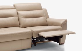 Canapea lemn masiv SALMO recliner 212×93(107)×103 cm