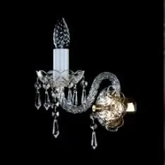 Aplica de perete cristal Bohemia MIRKA I. drops WL CE