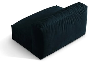 Modul pentru canapea modulară albastru închis cu tapițerie din catifea (de mijloc) Martina – Micadoni