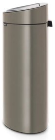 Cos de gunoi Brabantia Touch Bin New 649732, 40 L, Inchidere silentioasa si lina, Spate plat, Gri