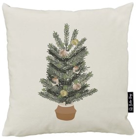 Față de pernă 45x45 cm cu model de Crăciun Festive Tree – Butter Kings