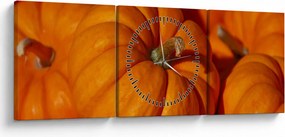 Tablou - Dovleci mari (cu ceas) (90x30 cm)