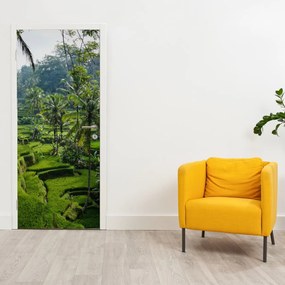 Fototapet pentru ușă - Terasele de orez Tegalalang (95x205cm)
