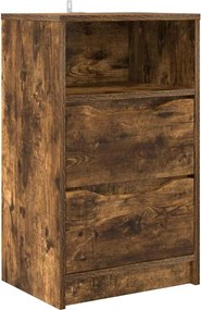 vidaXL Noptieră Stejar fumuriu 40 x 30 x 467 cm Lemn compozit