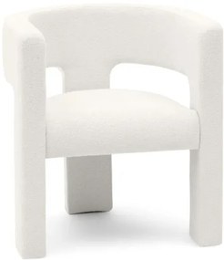 Fotoliu de design alb ALPAH B