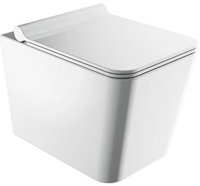 OMNIRES BOSTONMWBP - Vas WC suspendat BOSTON cu capac SoftClose, alb lucios