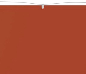 Copertina verticala, teracota, 180x600 cm, tesatura Oxford Terracota, 180 x 600 cm