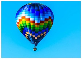 Tablou pe sticlă - Balon cu aer cald (70x50 cm)