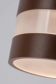 Aplica LED CCT perete exterior IP65 Urfa Line maro