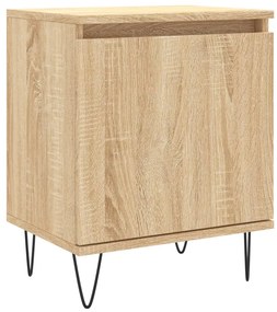 826834 vidaXL Noptieră, stejar sonoma, 40x30x50 cm, lemn compozit