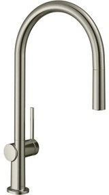 Baterie bucatarie cu dus extractibil crom periat Hansgrohe Talis M54 210 sBox cu 1 jet