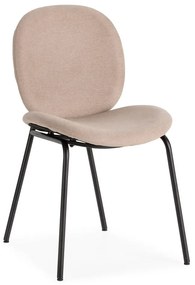 Scaune de dining bej 2 buc. Cori – Marckeric