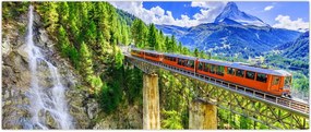 Tablou - Matterhorn, Zermatt, Valais, Elveția (120x50 cm)