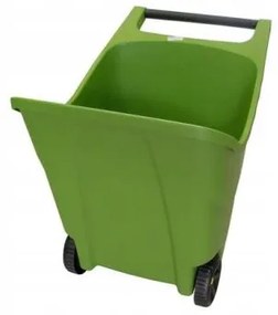 Roaba de gradina, plastic, verde, 85 L