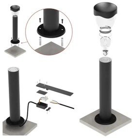 Aplică de exterior ARTEO 1xE27/15W/230V IP44