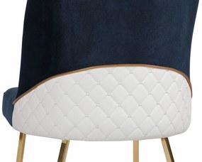 Set de scaune de sufragerie Madrid Dark Blue, 2buc., 2 buc.