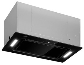 Hektor Eco, hota incorporabila, 52 cm, 566 m³ / h, panoul de control tactil, sticla, neagra