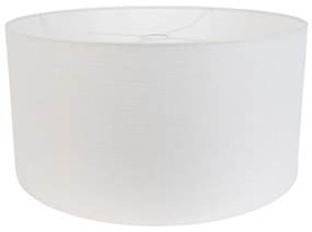 Abajur din material textil alb 50/50/25