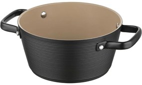 Florina Oală din aluminiu Carina Black 2,2 l, 20 cm, diam. 20 cm