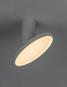 Plafoniera LED din metal alb reglabila Ovidia
