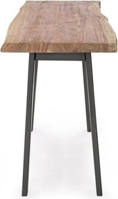 Consolă ARON 130x45x76 cm din lemn masiv de acacia și metal | Bizzotto