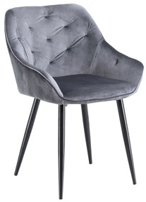 Scaun tapitat K487 - Gri