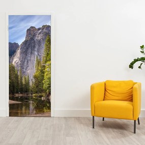 Fototapet pentru ușă - Sub stânca Yosemite (95x205cm)