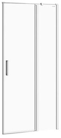 Usa sticla dus batanta 90x195 cm profil crom Cersanit Moduo, montare dreapta 900x1950 mm, Dreapta